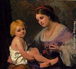 Thomas Webster Maternal Affection painting